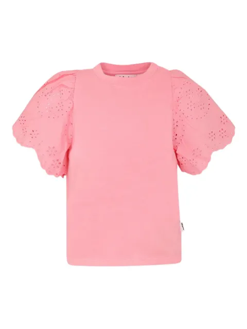 Molo playera con bordado inglés