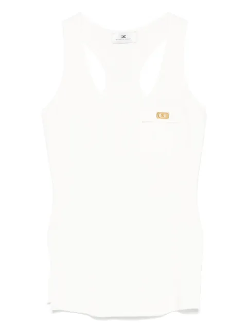 Elisabetta Franchi camiseta tejida de canalé