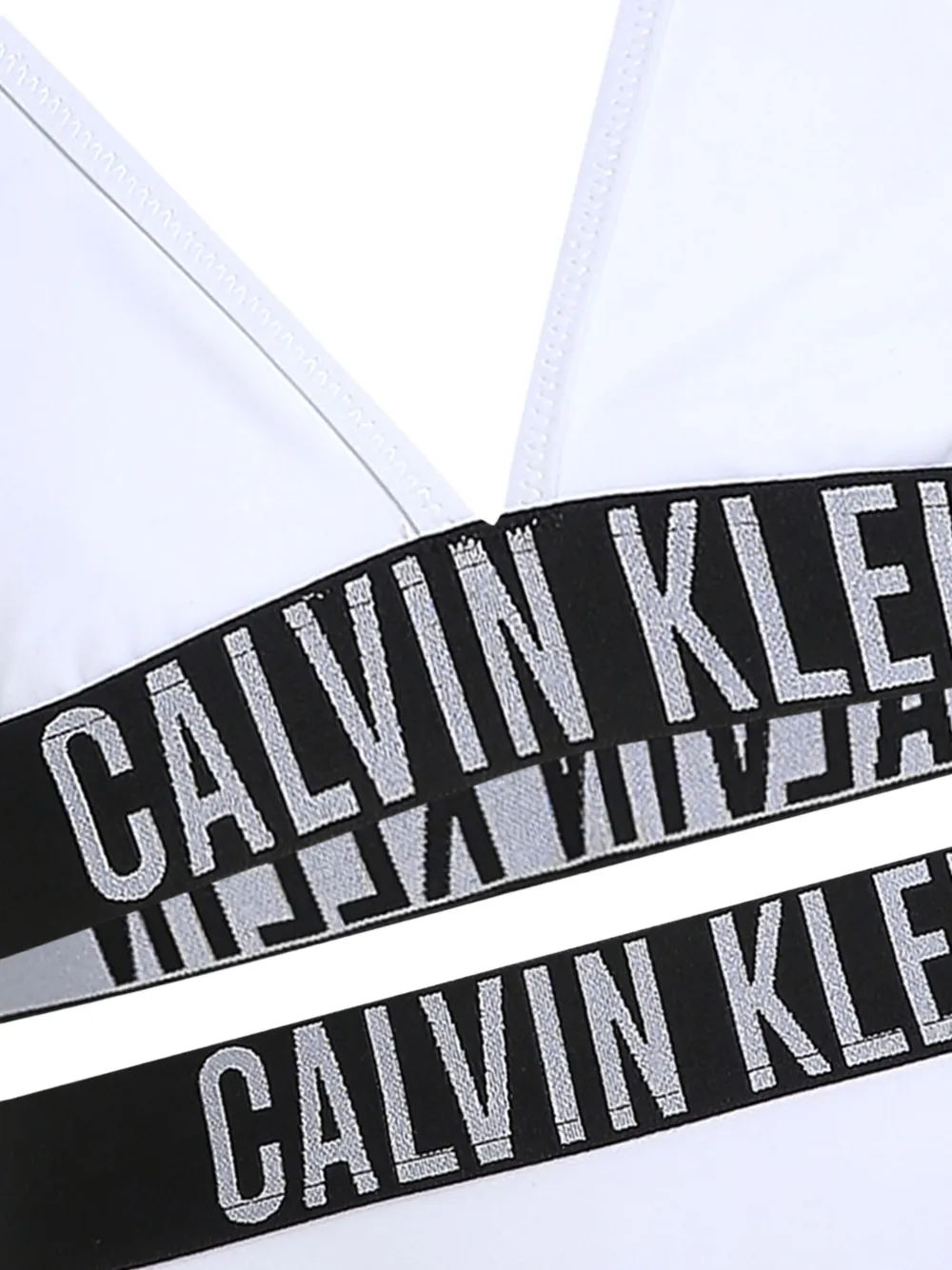 Calvin Klein Kids Bikini met logoband Wit