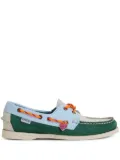 Essentiel Antwerp Hebago two-tone boat shoes - Blue