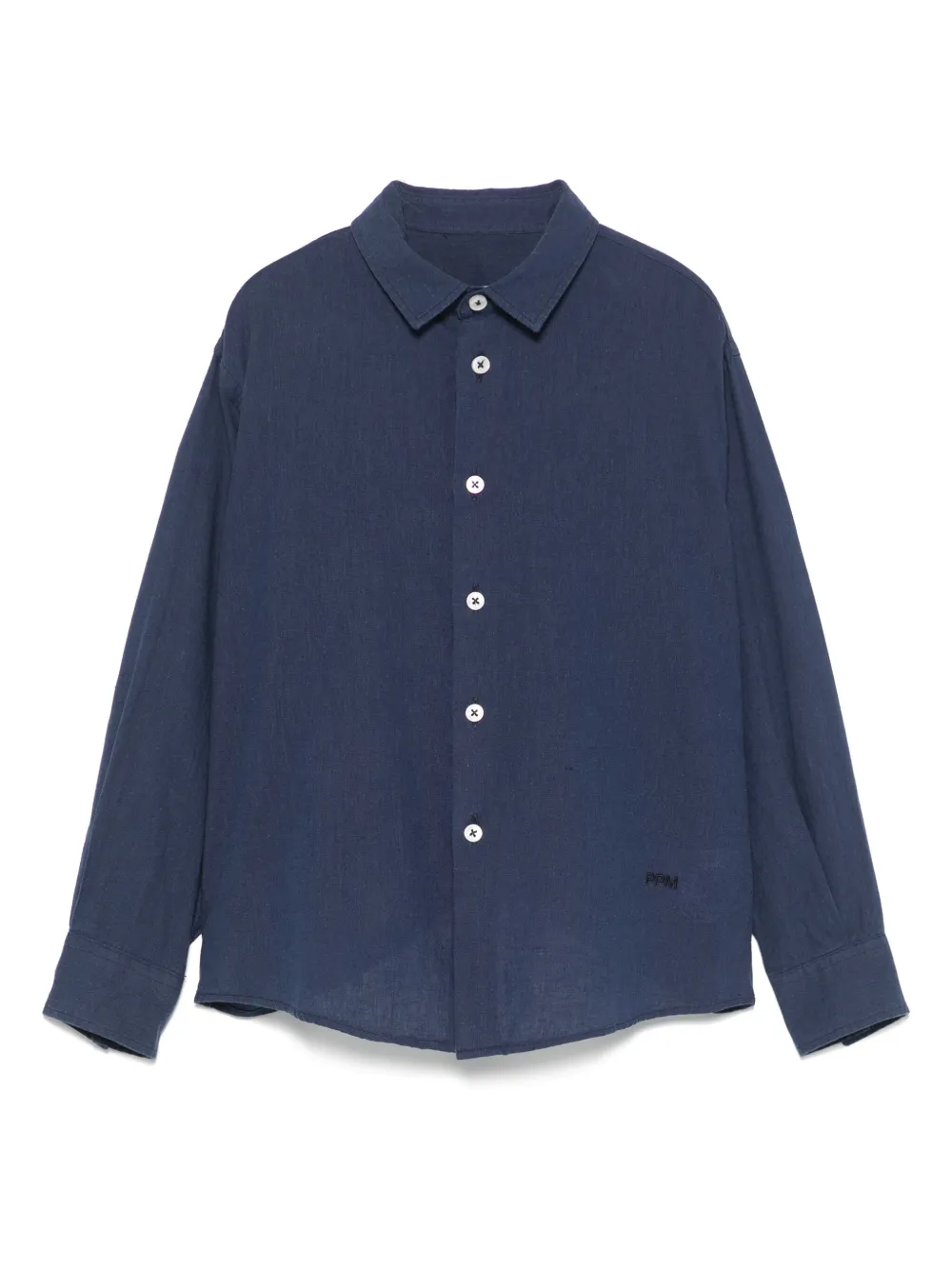 Paolo Pecora Kids Shirt met lange mouwen Blauw