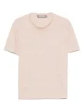 Canali linen T-shirt - Neutrals