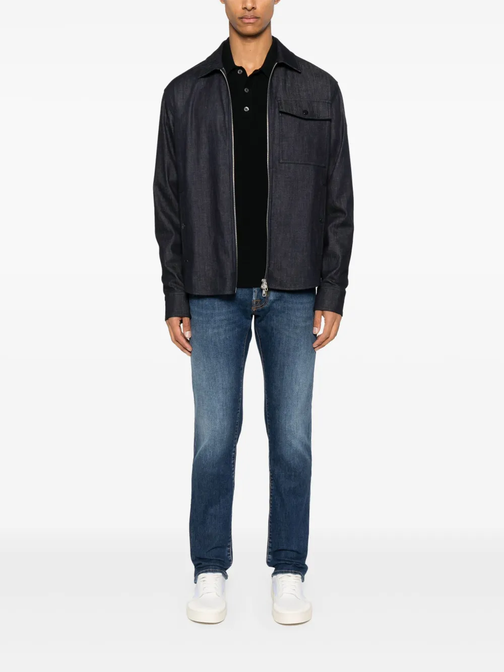 Jacob Cohën Straight jeans - Blauw