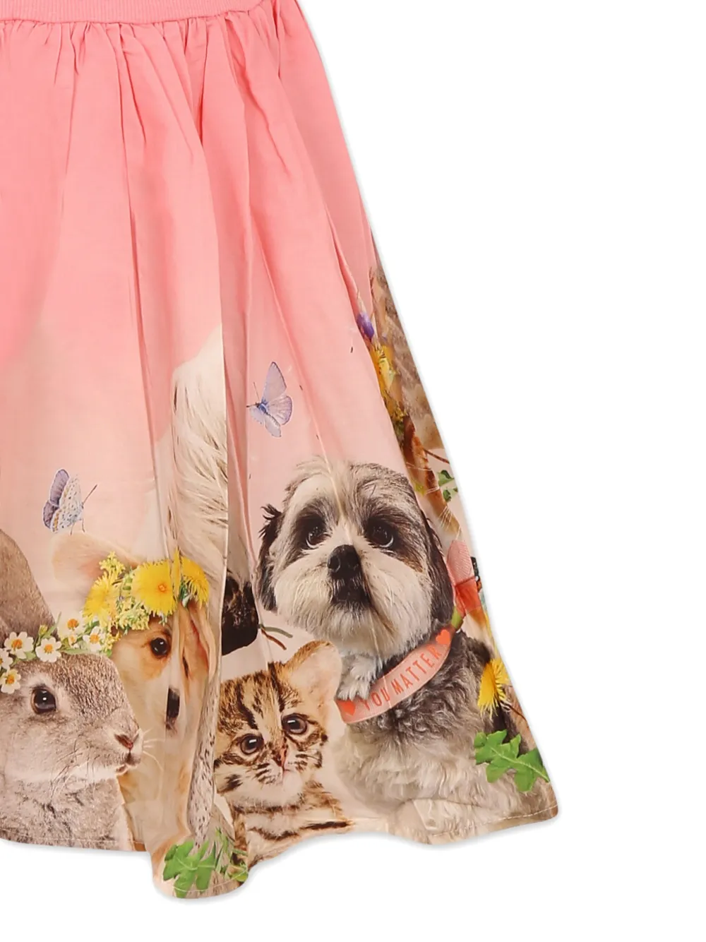 Molo Mini-jurk met print Roze
