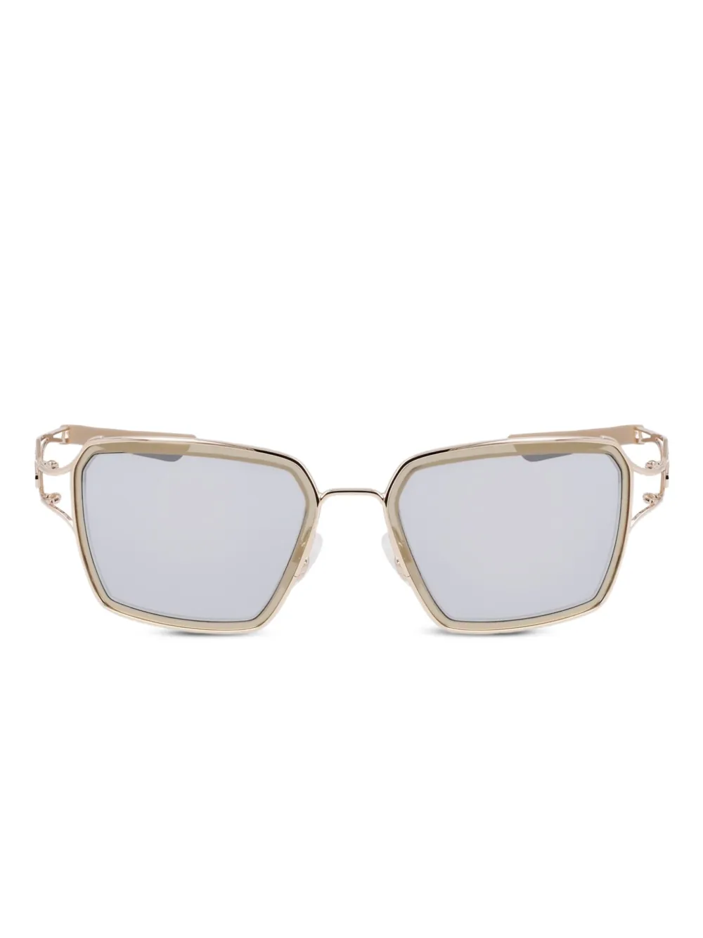 Nike Eckige Veil Prism Sonnenbrille - Gold