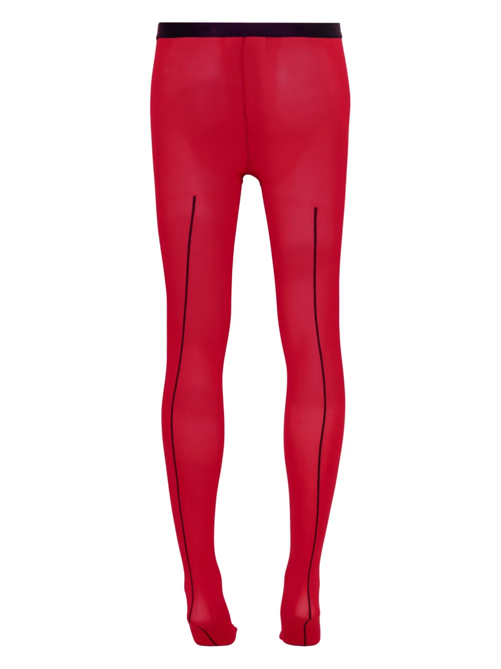 Valentino Garavani Panty met afwerking Rood
