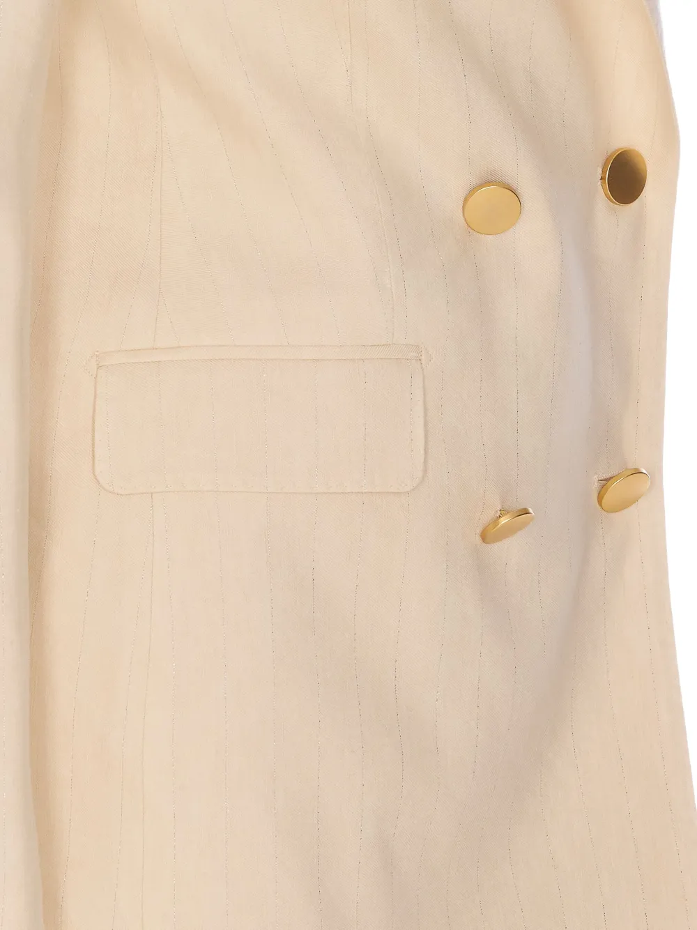 Tagliatore Pak met dubbele rij knopen Beige