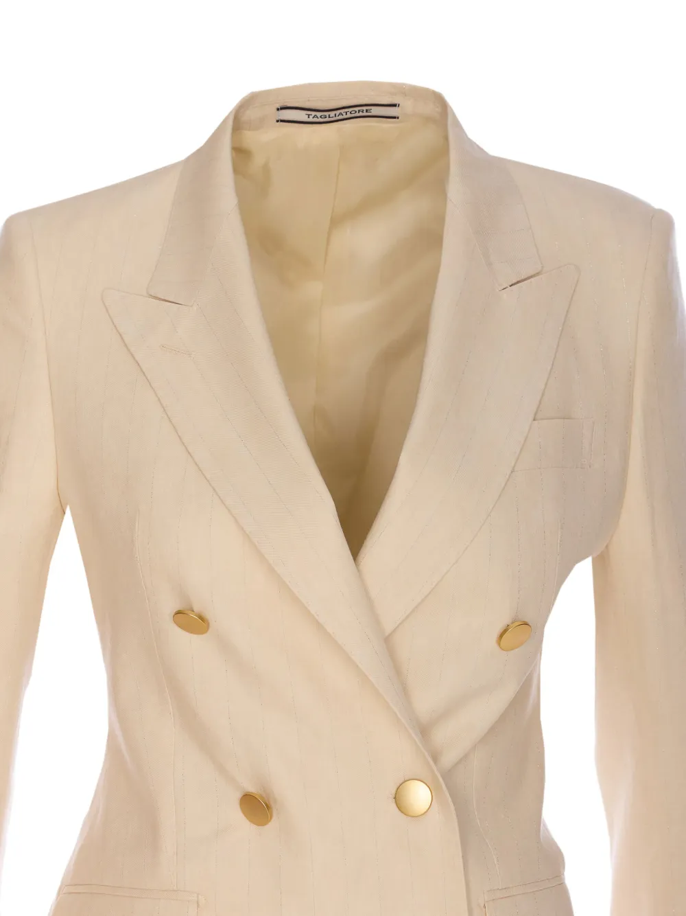 Tagliatore Pak met dubbele rij knopen Beige