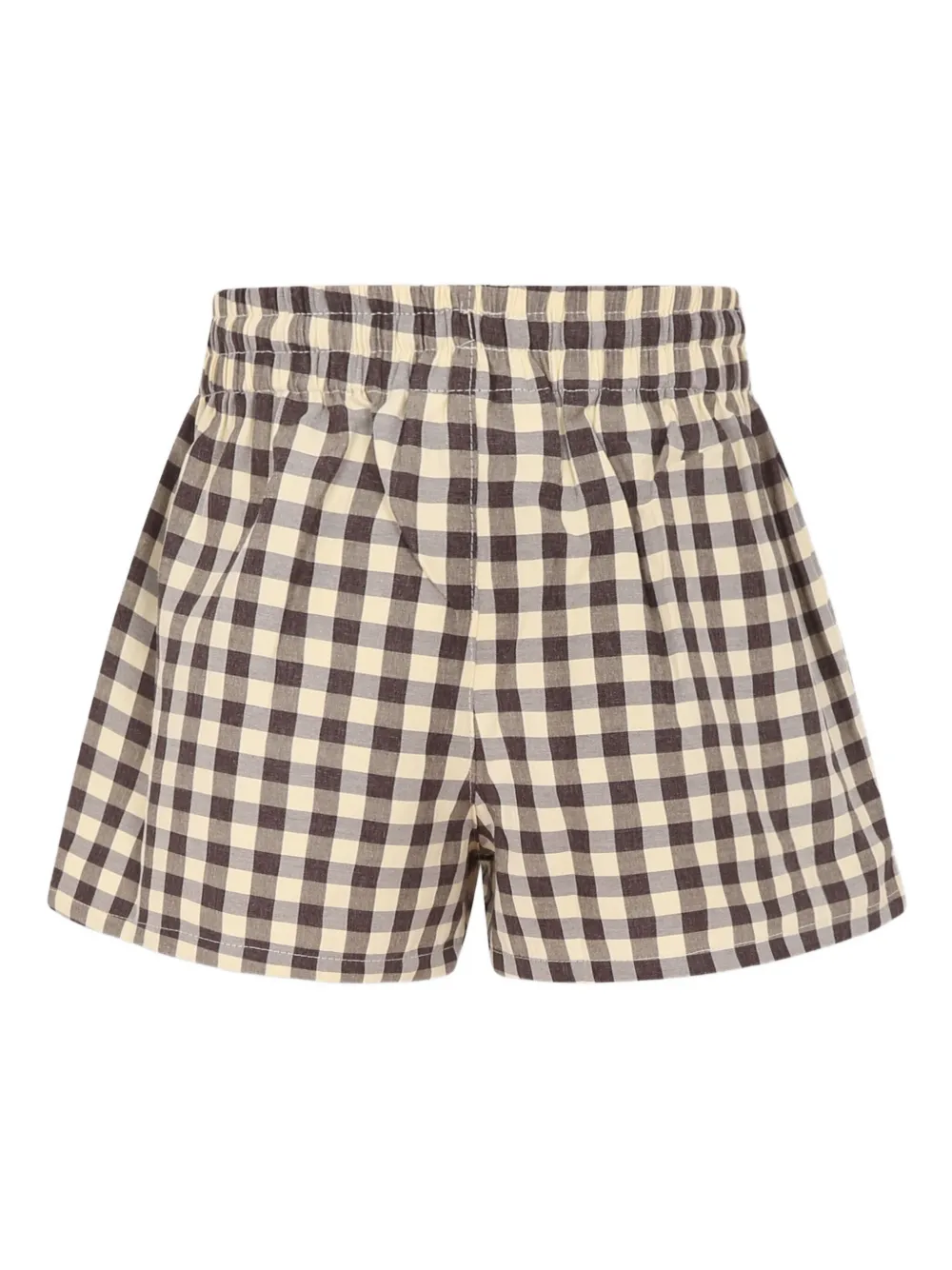 Molo plaid-check pattern shorts Zwart