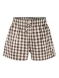 Molo plaid-check pattern shorts - Black