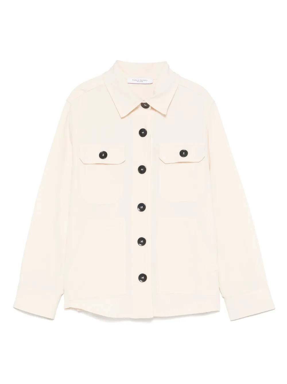 Paolo Pecora Kids Shirtjack met lange mouwen Beige