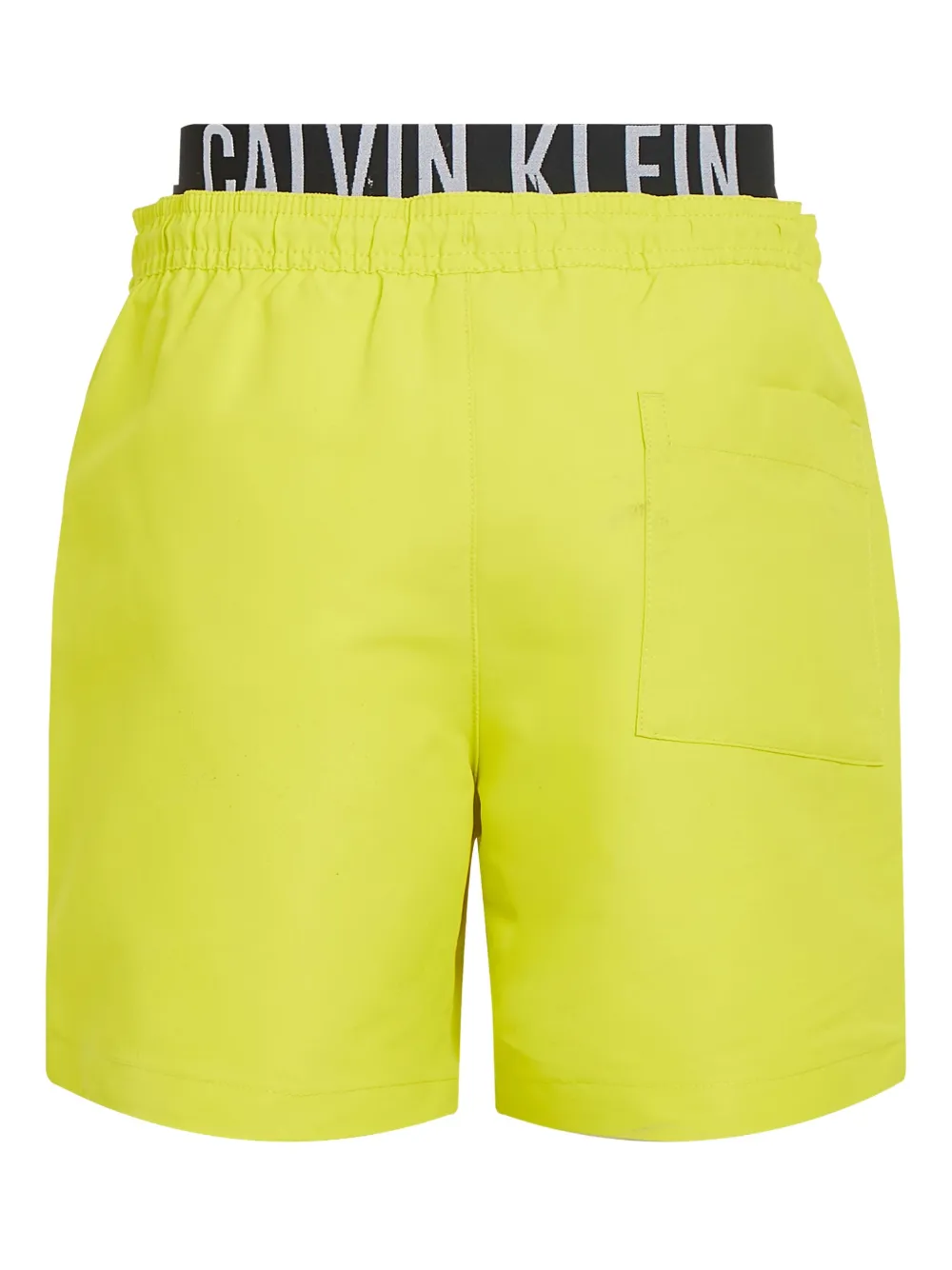 Calvin Klein Kids Zwembroek met logoband Geel