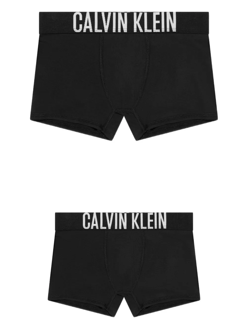 Calvin Klein Kids Drie onderbroeken met logoband Zwart