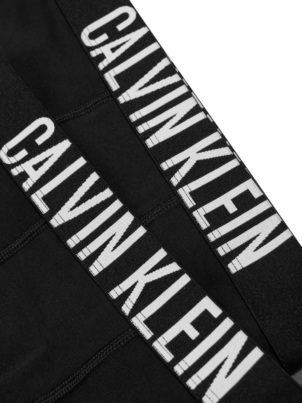 Calvin Klein Kids Drie onderbroeken met logoband Zwart