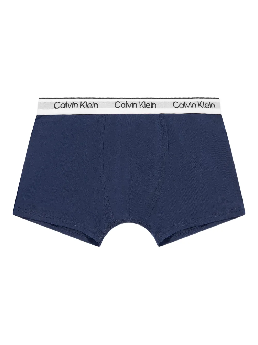 Calvin Klein Kids Set van drie boxershorts met logoband Blauw