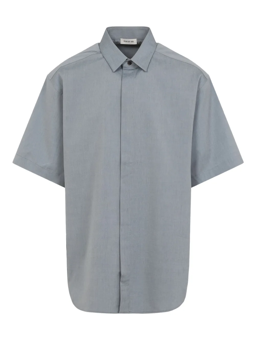 Fear Of God logo-patch shirt | Grey | Image 1