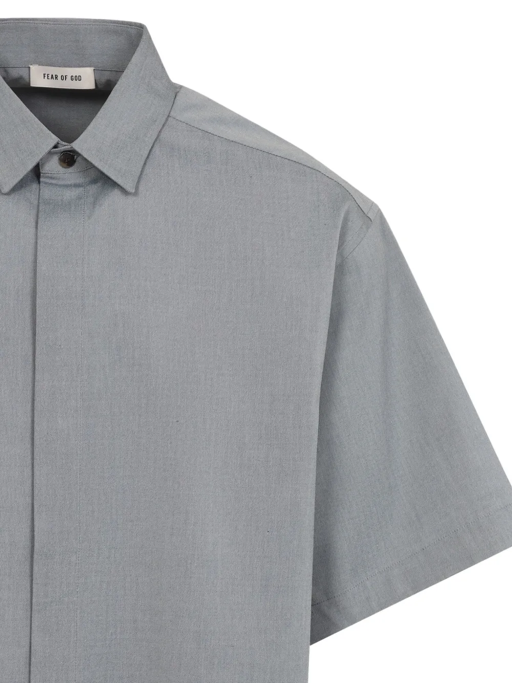 Fear Of God Overhemd met logopatch Grijs