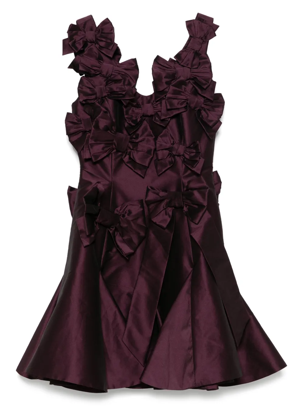 Viktor & Rolf Mini-jurk met strik Paars