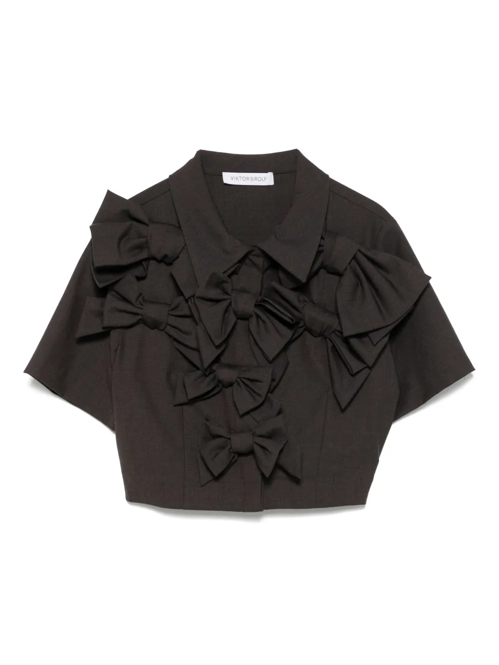 Viktor & Rolf Top met strik Bruin