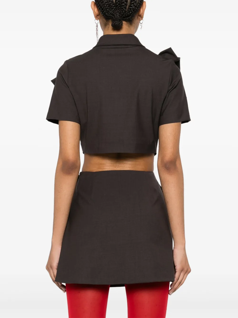 Viktor & Rolf Top met strik Bruin