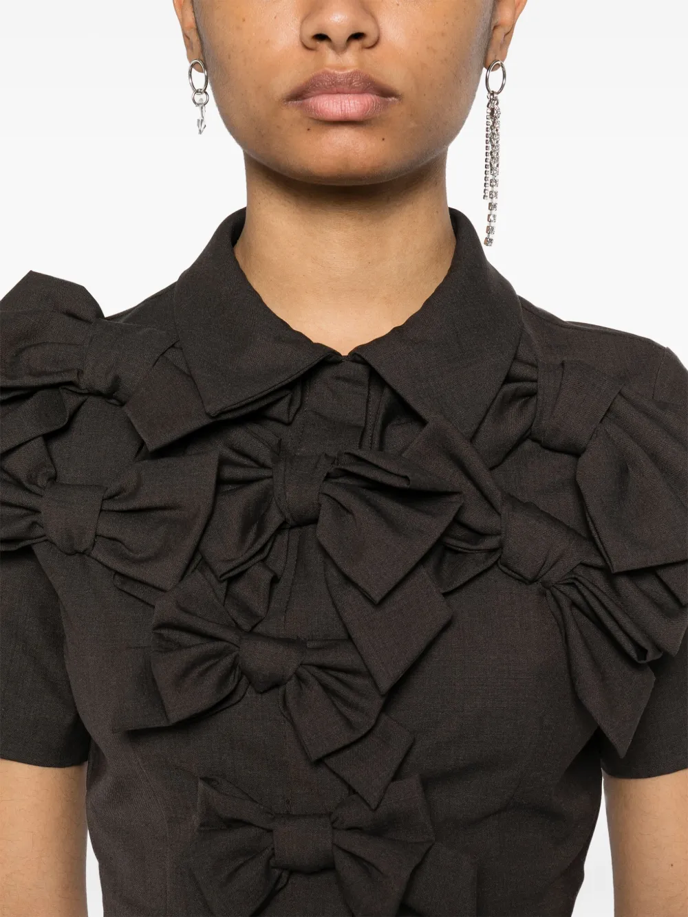 Viktor & Rolf Top met strik Bruin