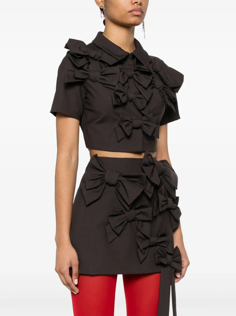 Viktor & Rolf Top met strik Bruin