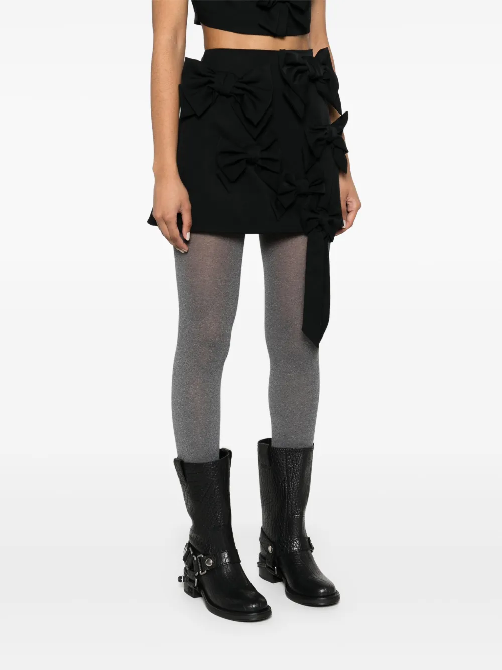 Viktor & Rolf Mini-rok met strik Zwart