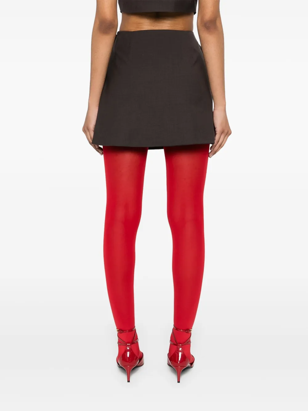 Viktor & Rolf Bouquet mini-rok met strik Bruin