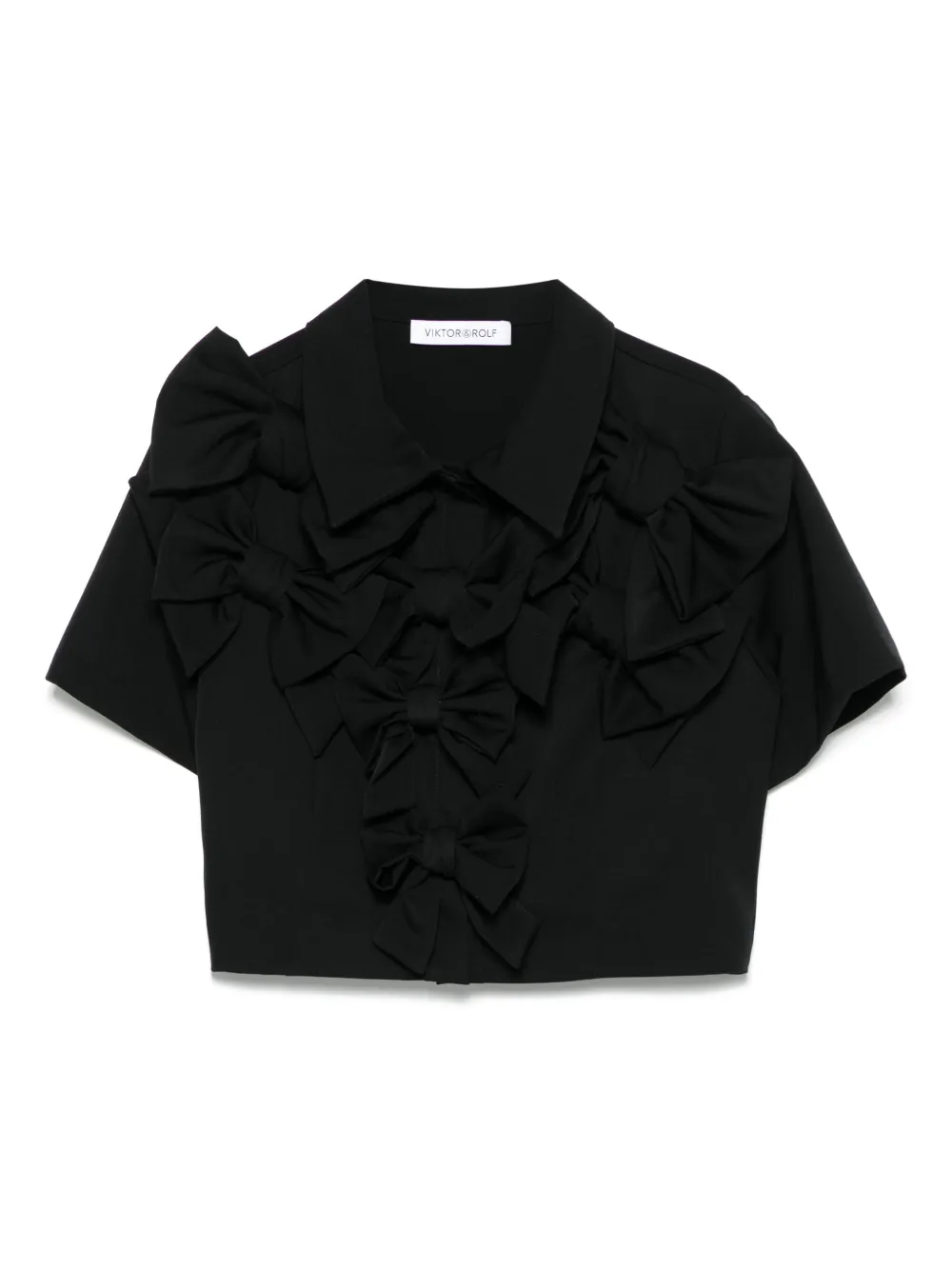 Viktor & Rolf top con detalle de moño | negro | Image 1