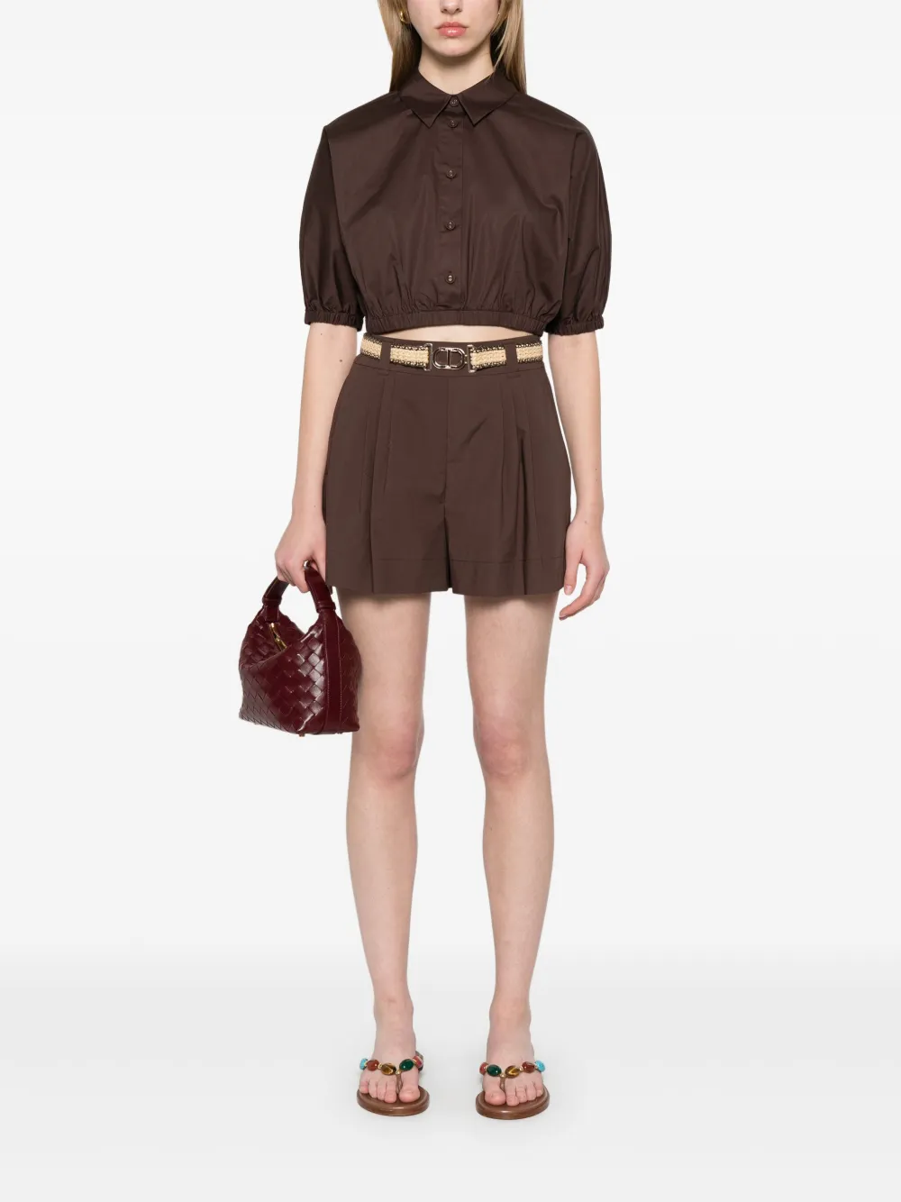 TWINSET poplin shorts | Short Shorts | Image 2