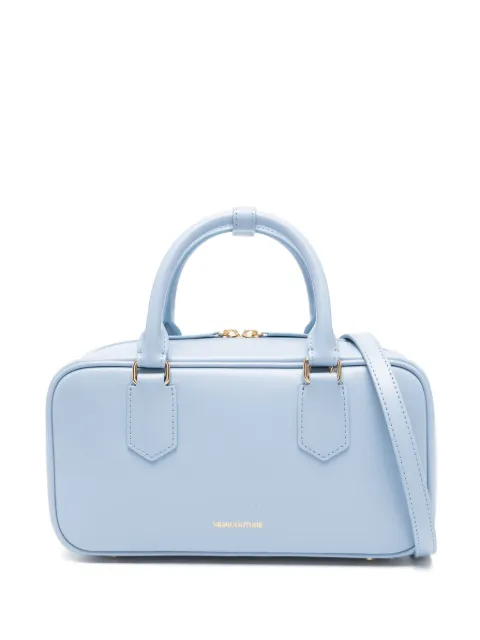Semicouture tote con logo en relieve