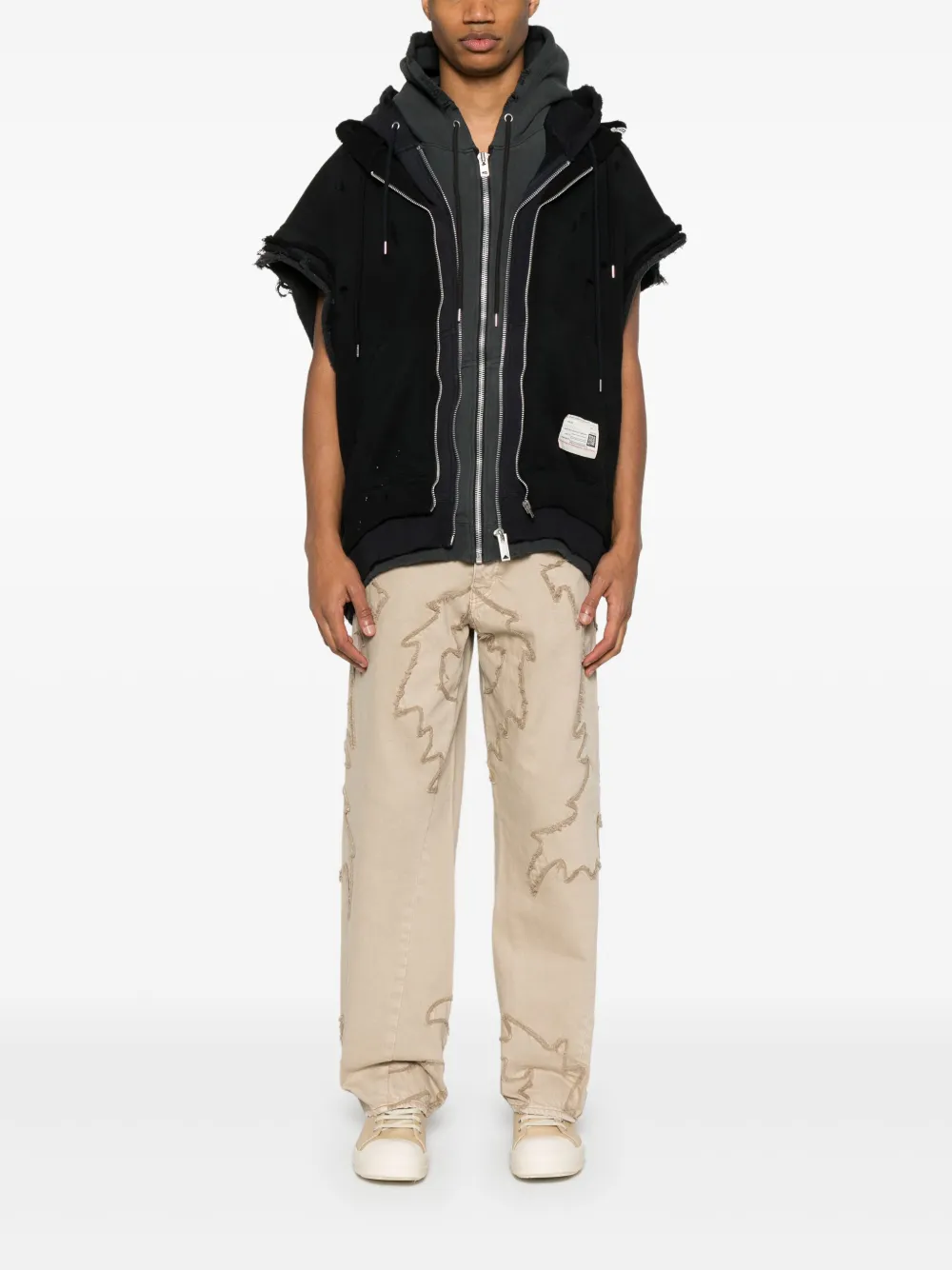 Maison MIHARA YASUHIRO layered hooded jacket | Hooded Jackets | Image 2