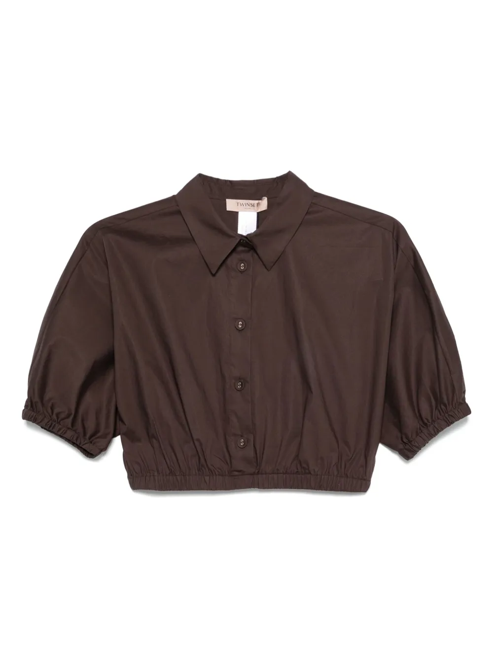 TWINSET Cropped blouse Bruin