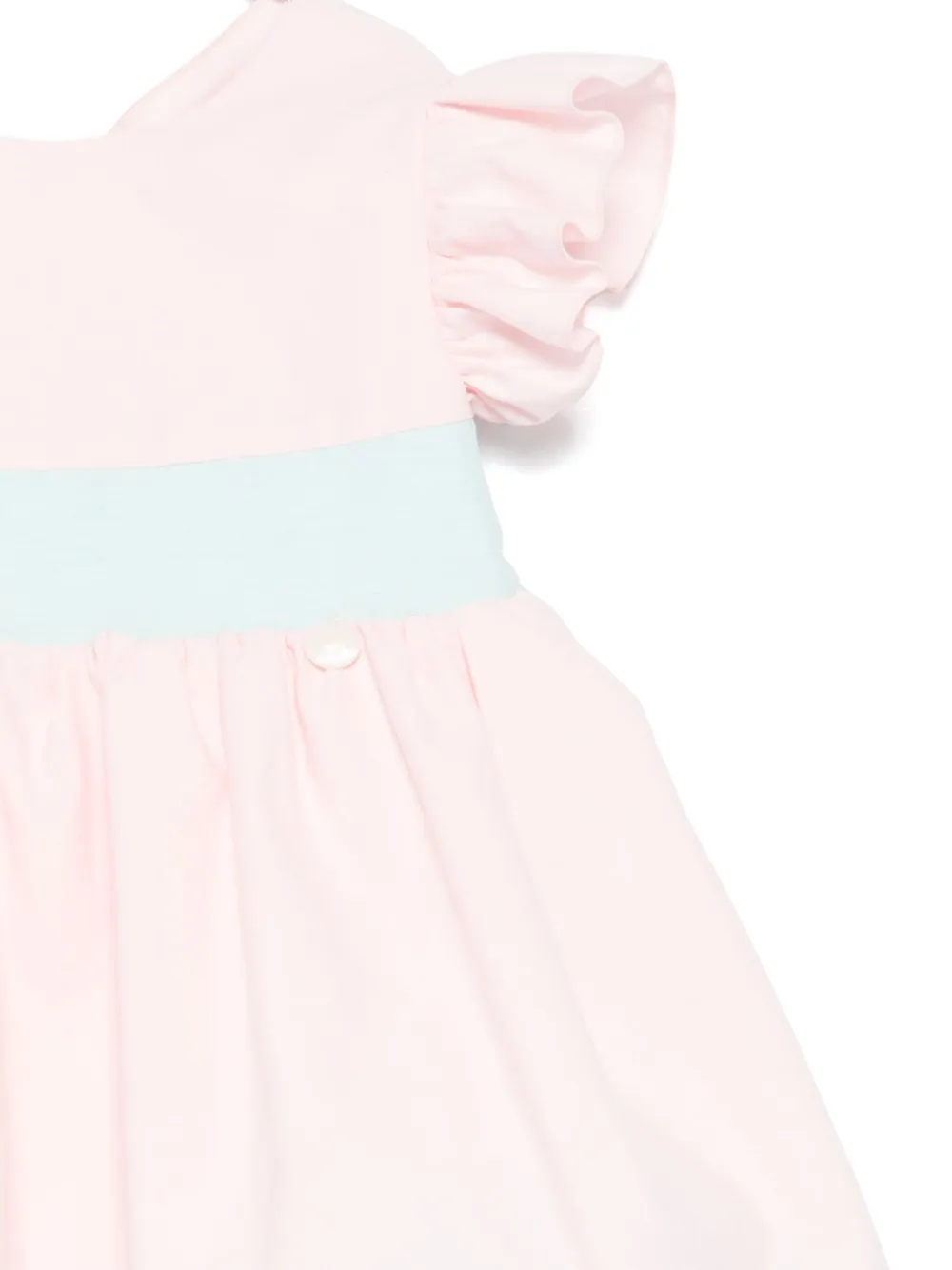 Le Bebé Enfant Jurk met ruches Roze