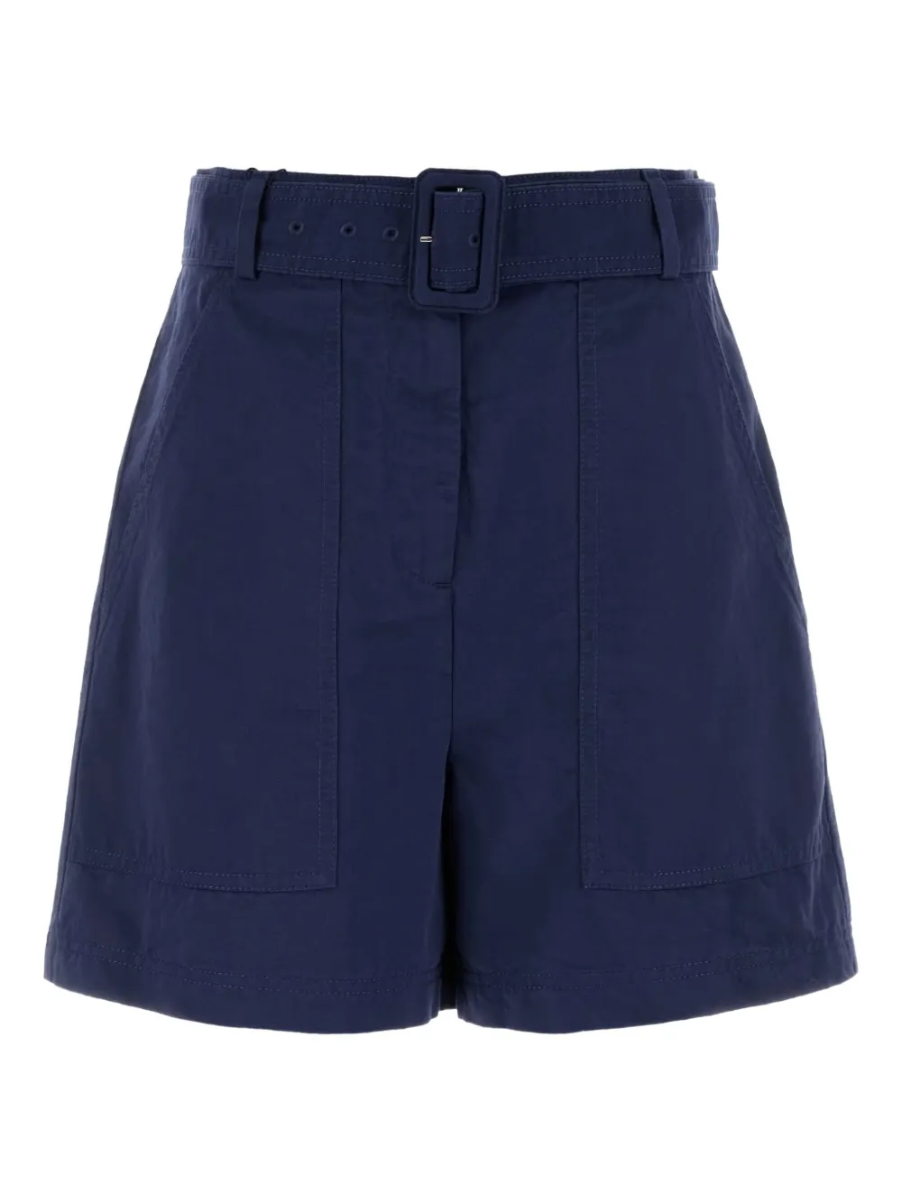 Weekend Max Mara Cirino cargo shorts met ceintuur Blauw