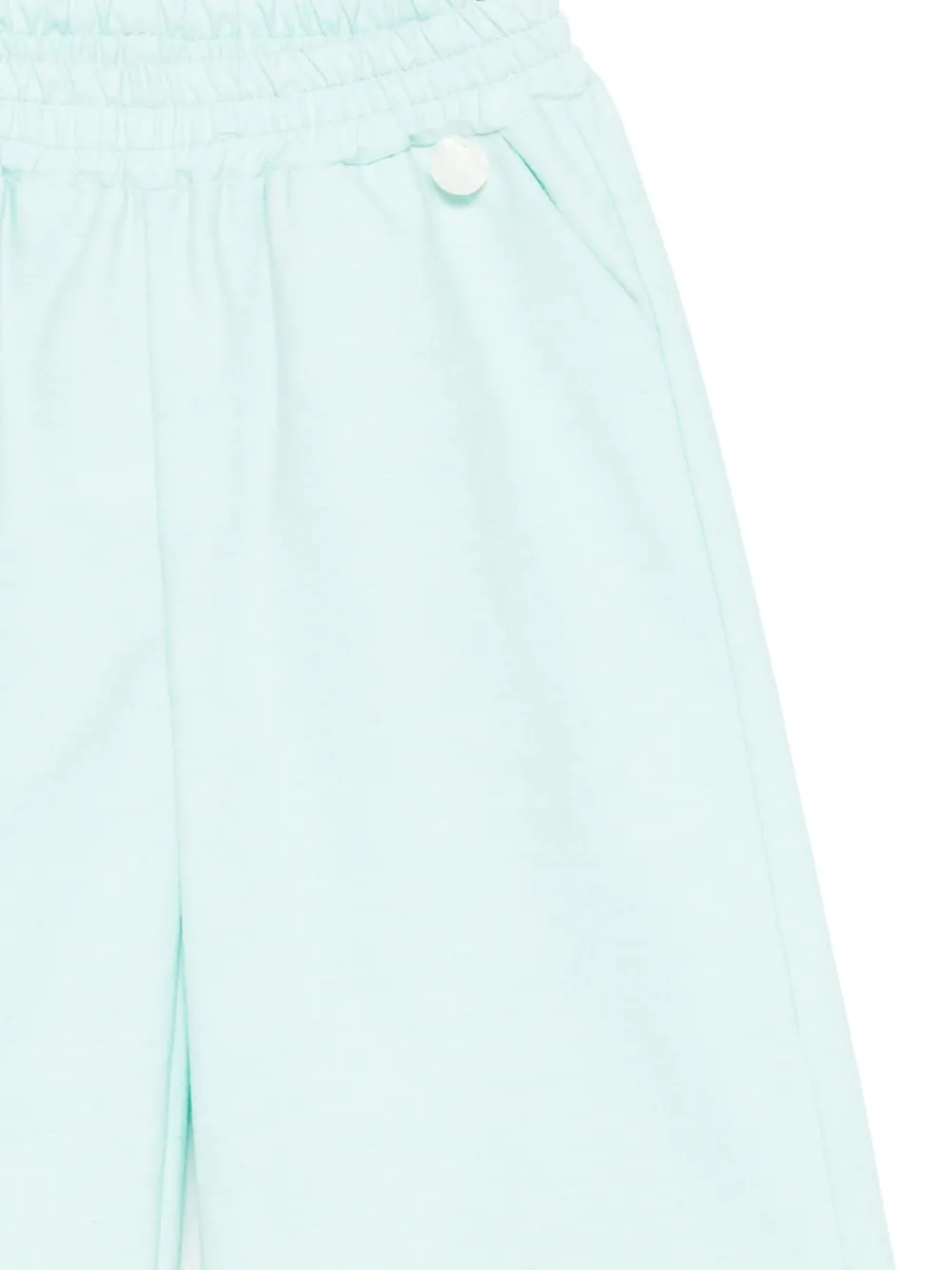 Shop Le Bebé Enfant Logo-plaque Trousers In Green
