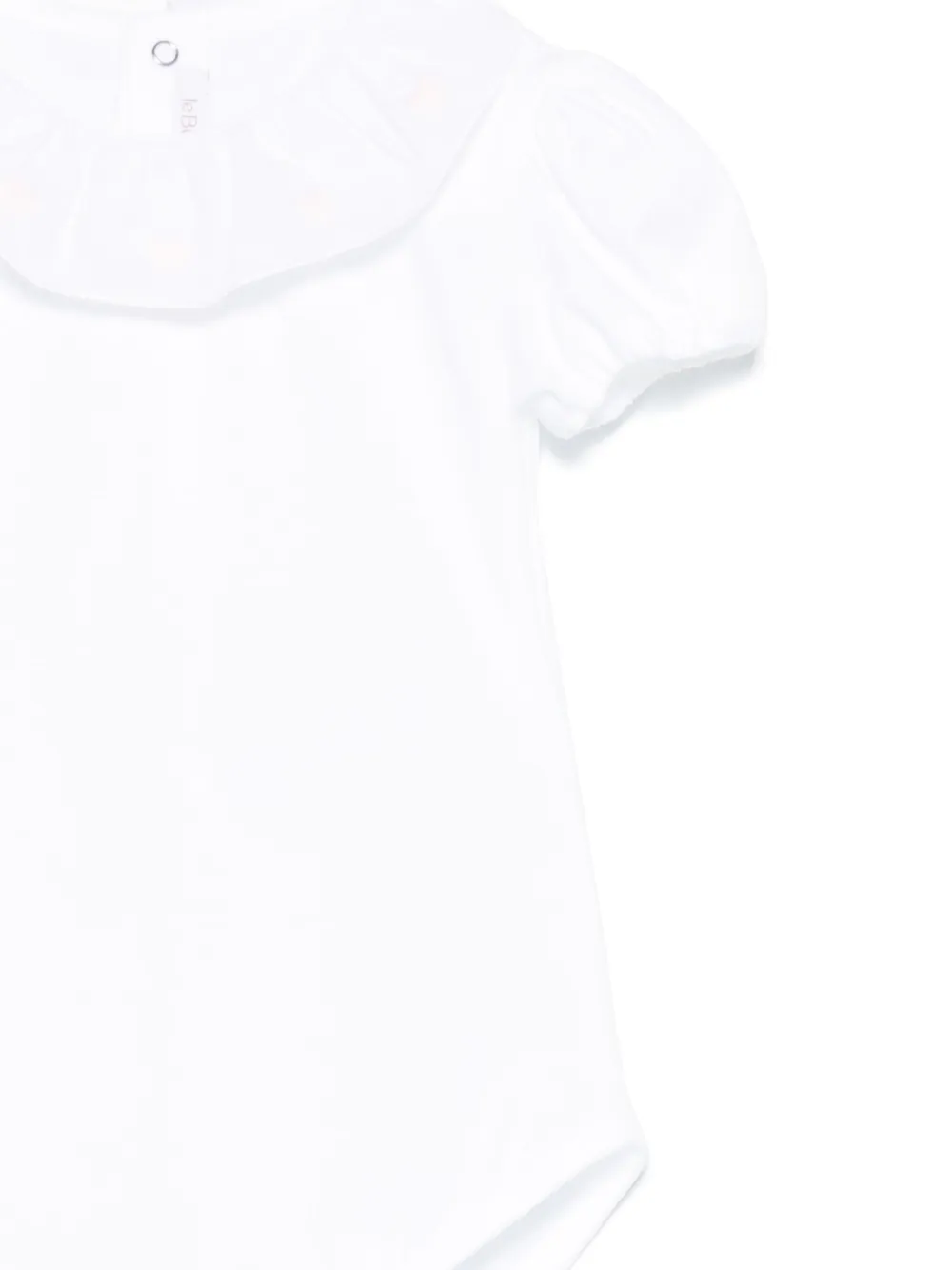 Le Bebé Enfant Body met hartpatroon Wit