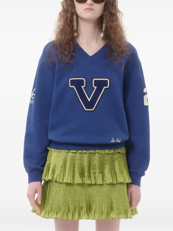 Valentino Garavani エンブロイダリー スウェットシャツ | ブルー