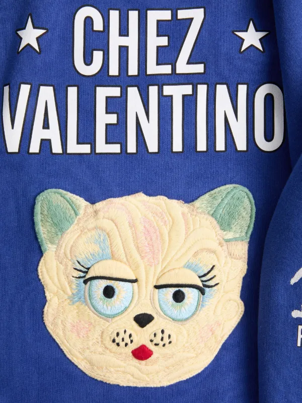 Valentino Garavani エンブロイダリー スウェットシャツ | ブルー