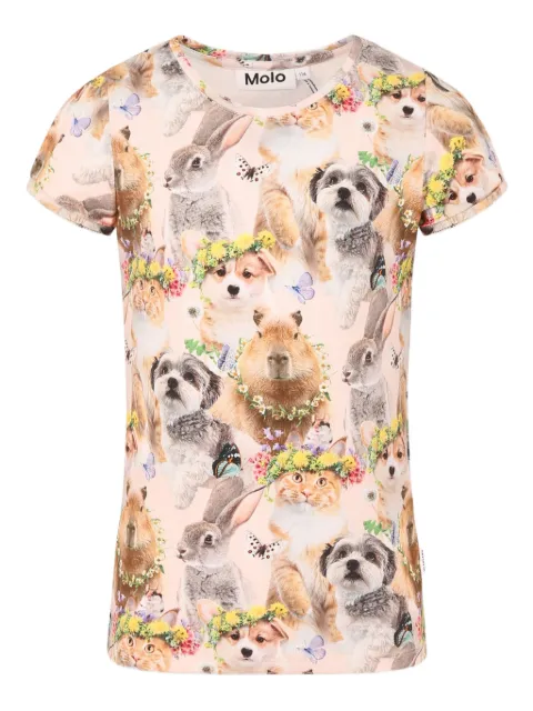 Molo playera con estampado gráfico