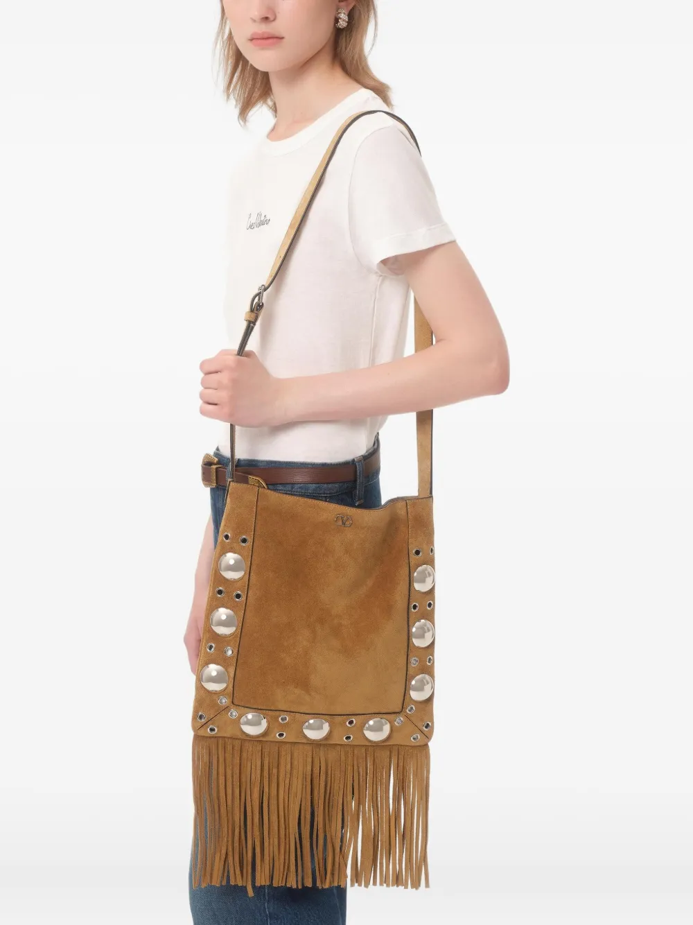 Valentino Garavani Katoenen T-shirt Wit