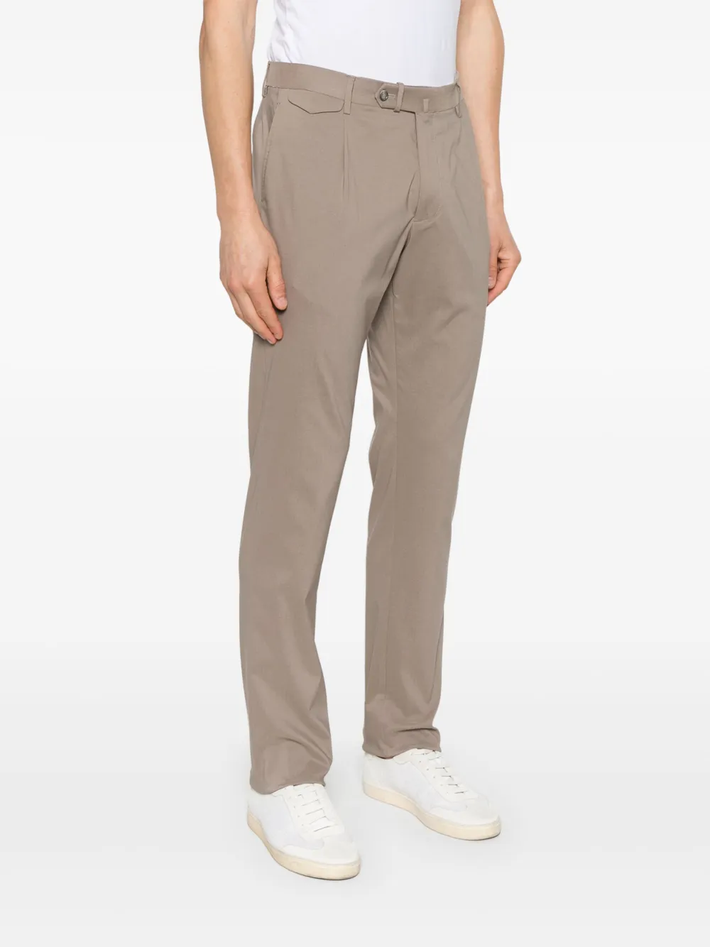Tagliatore Chino met toelopende pijpen Bruin