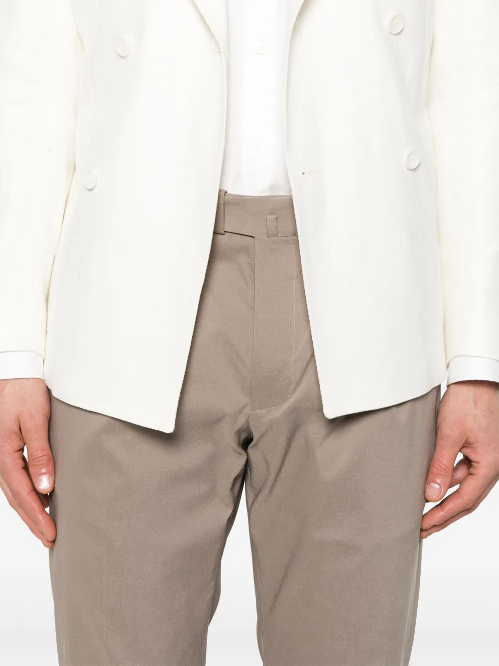 Tagliatore Chino met toelopende pijpen Bruin