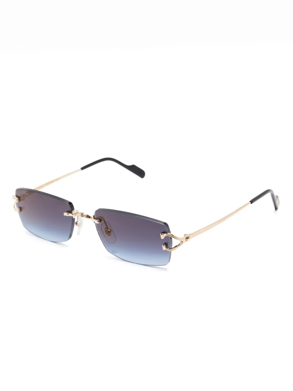 Cartier Eyewear rectangle-frame sunglasses | Men | Image 2