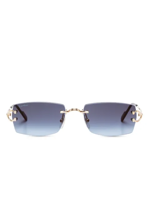 Cartier Eyewear rectangle-frame sunglasses