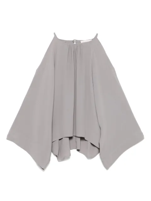 Semicouture top con cuello halter
