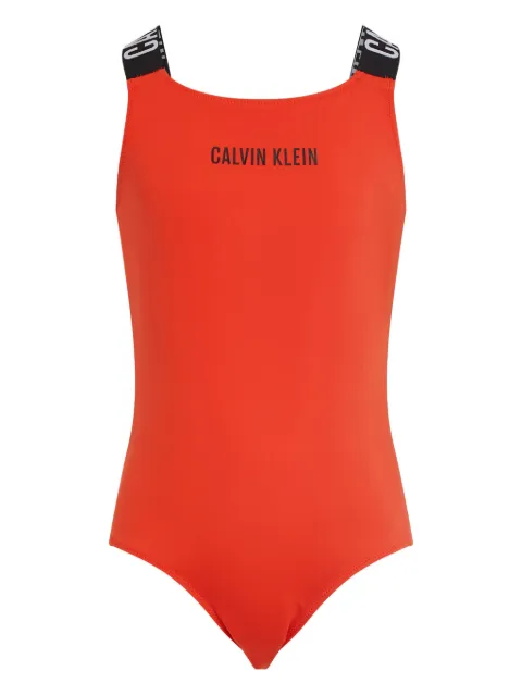 Calvin Klein Kids traje de baño con logo estampado