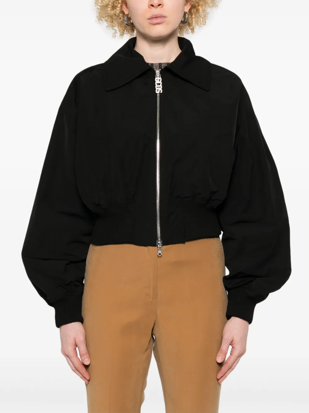 GCDS Lounge-logo bomber jacket | Varsity Jackets | Image 2