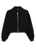 GCDS Lounge-logo bomber jacket - Black