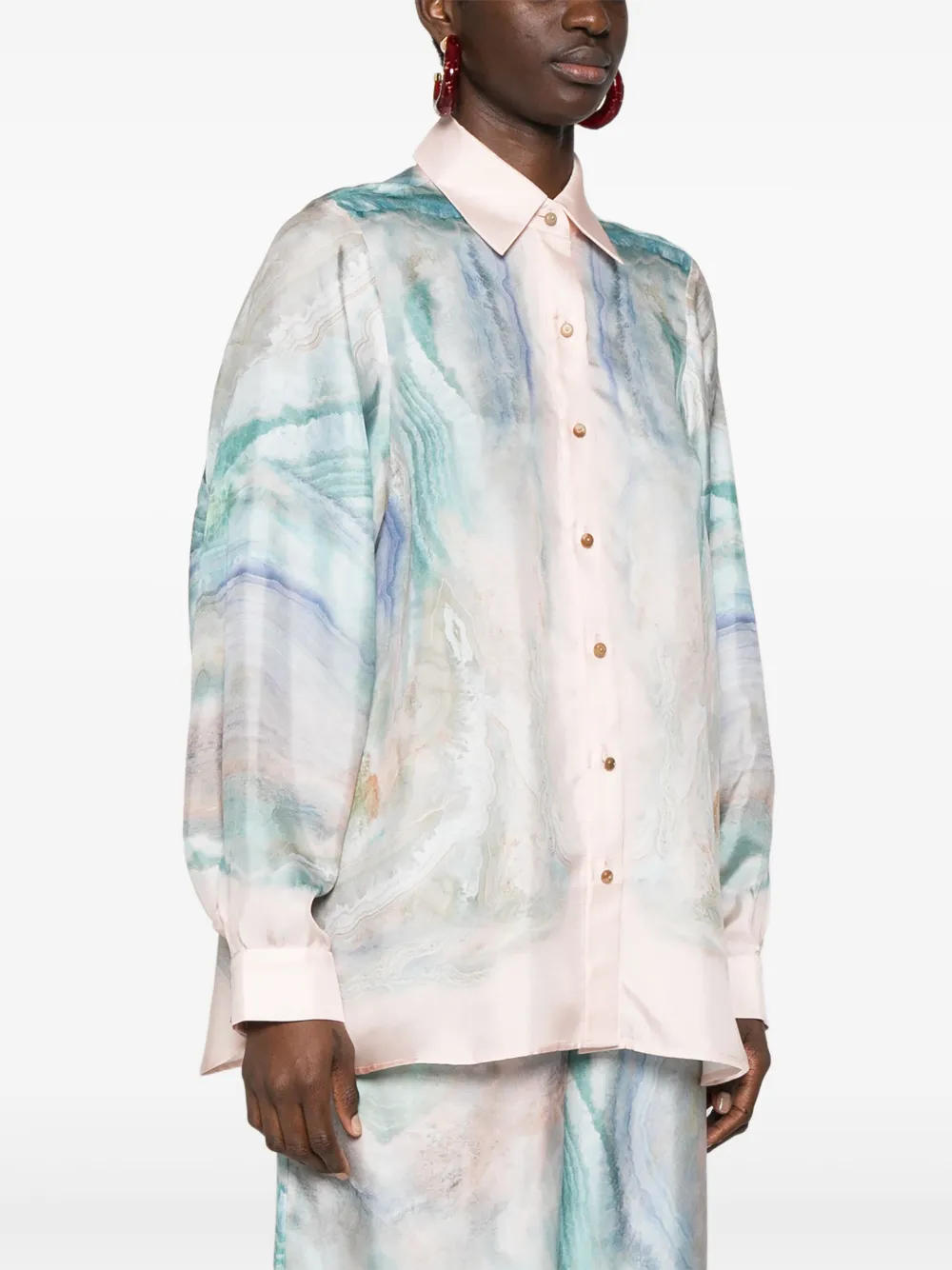 ZIMMERMANN The Illuminate blouse Blauw